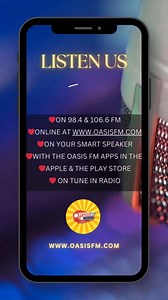 📻✨ Oasis FM, The Heartbeat of Tenerife ✨📻 From sunrise to sunset, we're here to lift your day with the best music, the biggest laughs, and all the entertainment you love. Whether it’s your morning boost, your lunchtime soundtrack, or your drive-home energy, our presenters have you covered with shows packed full of personality and feel-good vibes. 🎶 Great music. Great shows. Great company, all day, every day. 🎵 OASIS FM — More DJs 🎧 • More Chat 💬 • More Fun 🎉 📻 98.4 & 106.6 FM | 🌍 oaisfm