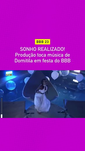 Domitila Celebra Música no BBB: Um Momento Inesquecível