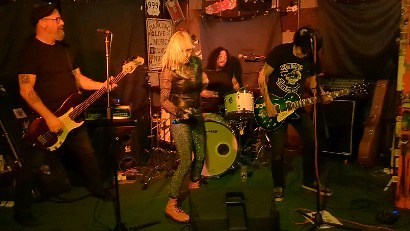 BITE wrok @bite.sf ANARCHY IN THE AFTERNOON PUNK ROCK MUSIC & PIZZA FESTIVAL DA PUPZ TV. STATIC THE SLOW POISONER THE KRYPTERS UNKO ATAMA THEM CREATURES KILLPOETS SILVER FUZZ ERIK CORE @gabbagabbapizza | Winters Tavern