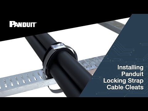 Installing Panduit Locking Strap Cable Cleats