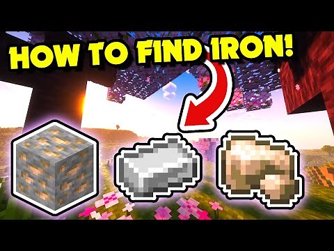 How to Find IRON Easily in Minecraft 1.20+? Best Level To Find Iron! [For New & Returning Players]