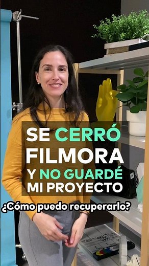 Recuperar Mi Proyecto de Filmora No Guardado #ediciondevideos