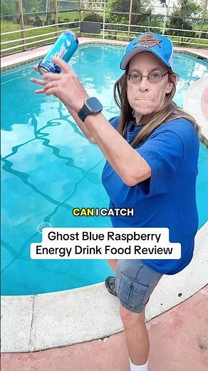 Ghost Blue Raspberry Energy Drink Food Review #energydrink #ghostenergy #foodreviews