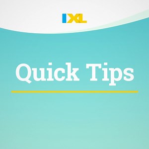Help students focus on learning, not on answering quickly. See how to hide the question timer: | IXL