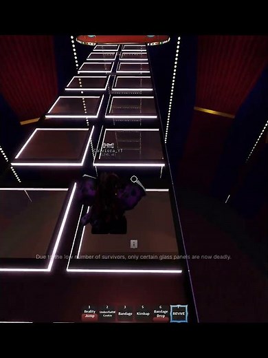 I Crossed ink game Glass Bridge So Fast