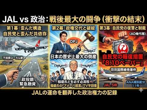 【JAL vs 政治】戦後最大の闘争！国に翻弄されたナショナル・フラッグ・キャリアの真実