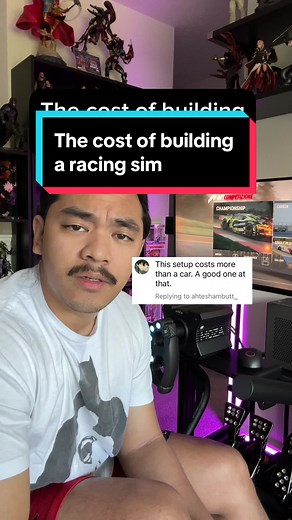 How much does it cost to build a racing sim? #dynx #racingsim #theultimatenerd #gamingsetup #gamingroom #gamer @Cooler Master USA @Apevie Simulator