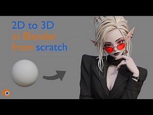 2D to 3D in Blender