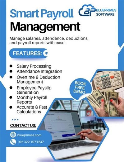 Smart Payroll Management with BluePrimes Software
