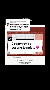 Costing Your Recipes: A Simplified Template Guide