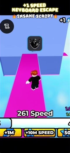 +1 Speed Keyboard Escape SCRIPT! #roblox #script