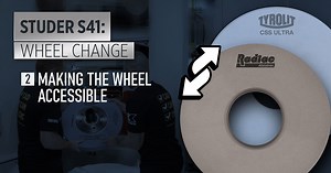 STUDER S41 WHEEL CHANGE - 02 MAKING THE WHEEL ACCESSIBLE | Titans of CNC: Grinding Academy