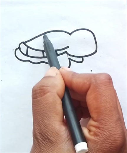 Draw A Turtle 🐢 #youtube #artshorts #drawing