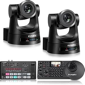 Amazon.com: FoMaKo PTZ Camera 30x Optical Zoom Bundle HDMI AI Auto Tracking PoE HDMI Camera, for Museum Curator Talks and Science Experiment Labs Live Streaming(BH301+FMK30SDI+M2) : Electronics