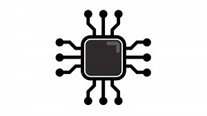 Download processor computer animated icon ai artificial intelegent for free