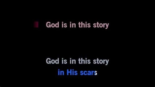 Karaoke God Is in This Story - Katy Nichole - CDG, MP4, KFN - Karaoke Version