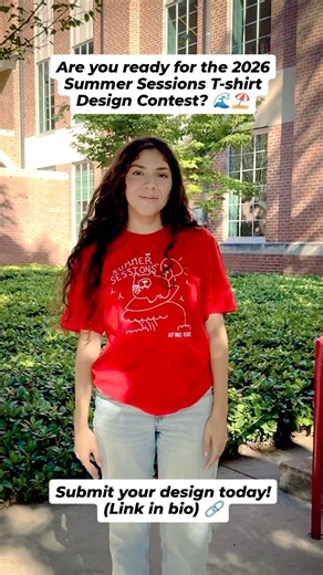 🎨 Wolfpack, it's time to show off your style! The 2026 Summer Sessions T-shirt Design Contest is officially open. 👕🔥 Think you've got a winning design? Visit the link in our bio to learn more and submit your entry today! 🔗 | NC State Student Services