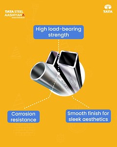Strong, stylish, and built to last – Tata Structura Circular Steel Tubes give your structures the perfect edge. Ready to build better with Tata Steel Aashiyana? Visit https://aashiyana.tatasteel.com/ to get started! #TataSteelAashiyana #TataSteel #Tata #TataStructura #SteelTubes #HomeBuilding #Homes #SafeHomes | Tata Steel Aashiyana