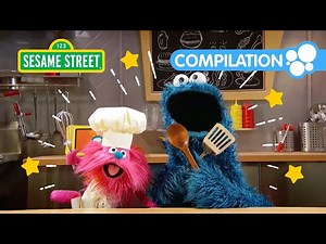 Winter Recipes for Kids! | 1 Hour Cookie Monster Foodie Truck Compilation - Videos For Kids