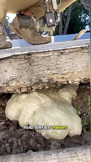 Injecting foam into the ground can repair sunken road surfaces | Interesting Knowledge