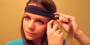 She wrapped her hair around the ribbon and went to sleep: In the morning she looked great! (Video)