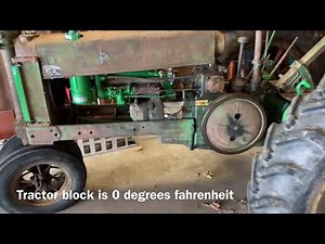 1935 John Deere B cold start