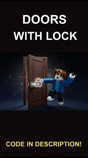 ДВЕРІ З ЗАМОКОМ 🔒👇#roblox #robloxstudio #robloxshorts #gaming #tutorial