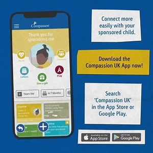 The Compassion App Is Finally Here! 🙌 From the convenience of your phone, you can explore everything about your relationship with your sponsored child. ✍🏽 Write messages and send gifts when you're out and about. Receive helpful birthday reminders and letter notifications straight to your phone. Click below to download the Compassion app now 👇⬇️ | Compassion UK