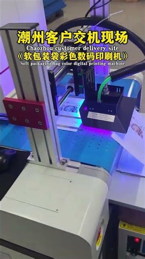Doypack digital printing machine，plastic bags UV digital printer