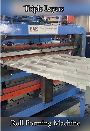 Triple Layers Roll Forming Machine for Roof Panels