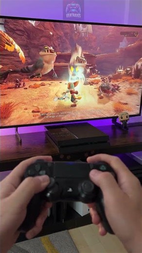 Playing Ratchet & Clank on the base Playstation 4