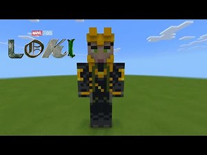 Minecraft Tutorial: How To Make A Loki Statue (Infinity War)