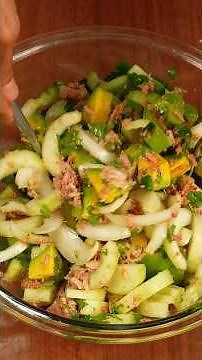 Ensalada de atún y aguacate #recetas #recetavegana #ensalada