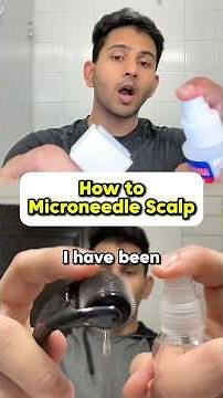 Guide: How to use Derma Stamp microneedle scalp To Reverse Hair Loss