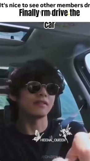 "Rm car driving hit 😭different 💜