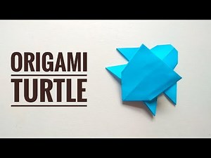 Easy Origami turtle - How to Make turtle - Origami animals