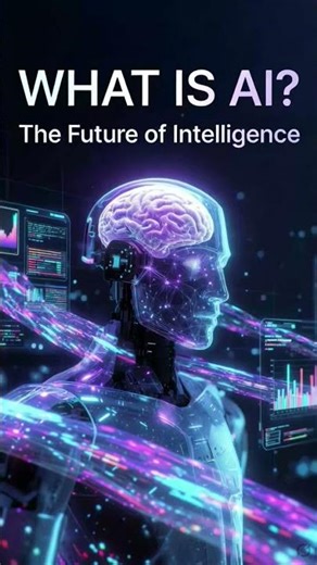 "What is AI? Human intelligence + machine power = The smartest revolution ever! 🚀"