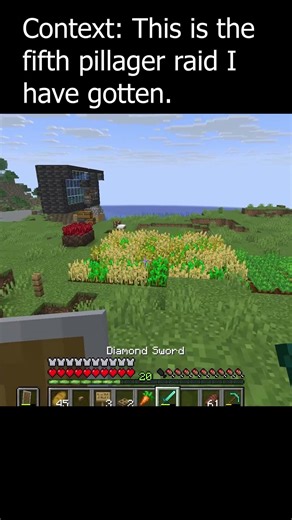 I am so sick of these Pillagers. #gameplay #minecraft #minecraftsurvival