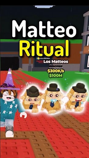 How To MATTEO RITUAL and Get SECRET Los Matteos in Roblox Steal A Brainrot RIP MY GRANNY Funeral Eid