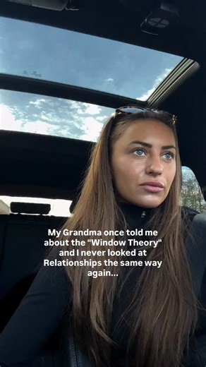 Milea 🐆 on Instagram: "My grandma once told me about the “Window Theory.” She said every relationship has windows — moments where you can still talk, still reach each other, still change things. And the mistake people make is thinking those windows stay open forever. They don’t close because love disappears. They close because they’re ignored for too long. Timing matters more than intention. And some conversations only work when they’re not delayed. #video"