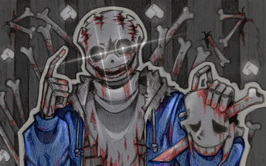【绘画】 Undertale-Insanity Megalovania