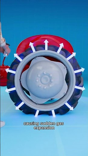 Tire Explosion Trick Explained 😱🤯