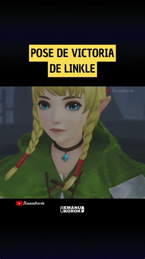 Nadie tiene más estilo que Linkle 🧭✨ | Hyrule Warriors #Shorts