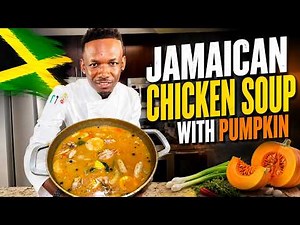 Jamaican Chicken Soup with Pumpkin