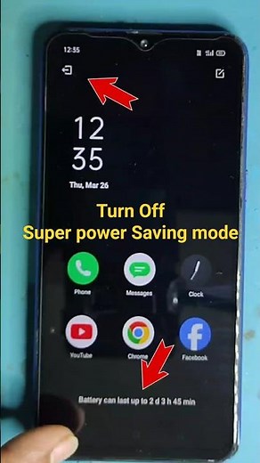 How do I turn off super power saving mode on Android 🔥 #powersavingmode #shorts
