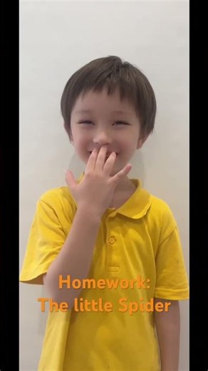 Homework: The Little Spider (Poem Performance) #kids #funny #momlife