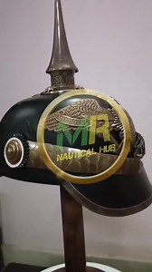 German Imperial Pickelhaube Helmet: Wearable Leather Officer Helmet - Etsy