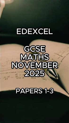 EDEXCEL GCSE Maths Nov 2025 Papers Coming Soon! #edexcel #gcsemaths #exam #maths #examprep