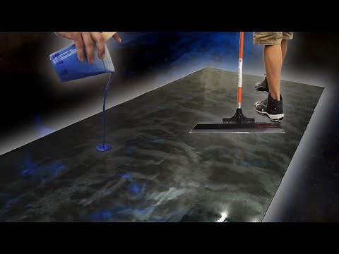 Epoxy Resurfacing Existing Floors With Resin & Highlight Top Coats For Durable, Stylish Flooring
