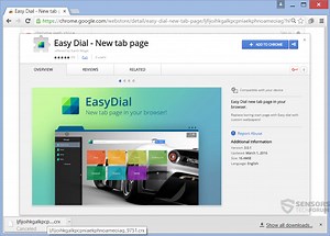 Remover EasyDialSearch(.)com Totalmente de seu PC